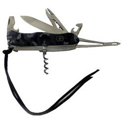 Victorinox Skipper W 0.8593.W942 švýcarský kapesní nožík počet funkcí 18 černá, maskáčová