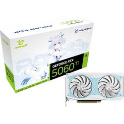 Manli grafická karta Nvidia GeForce RTX 5060 Ti Polar Fox OC 16 GB GDDR7 RAM PCIe x8 HDMI™, DisplayPort přetaktovaná, Režim nulového ventilátoru , NVIDIA