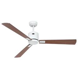CasaFan ECO NEO III 132 WE-NB/KI WiFi Flügel Nussbaum/Kirsche stropní ventilátor 27 W (Ø x v) 132 cm x 360 mm bílá s dálkovým ovládáním, s časovačem, vhodný i