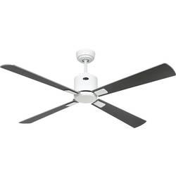 CasaFan ECO NEO III 132 WE-WN/SI WiFi Flügel Wenge/silber stropní ventilátor bílá s dálkovým ovládáním, s časovačem, vhodný i pro zimní provoz, ovládání