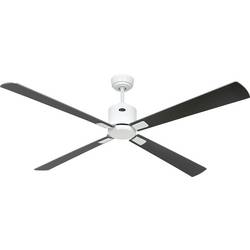 CasaFan ECO NEO III 152 WE-WN/SI WiFi Flügel Wenge/silber stropní ventilátor bílá s dálkovým ovládáním, s časovačem, vhodný i pro zimní provoz, ovládání