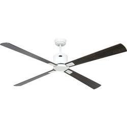 CasaFan ECO NEO III 152 WE-NB/KI WiFi Flügel Nussbaum/Kirsche stropní ventilátor 27 W (Ø x v) 152 cm x 360 mm bílá s dálkovým ovládáním, s časovačem, vhodný i