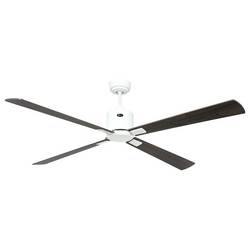 CasaFan ECO NEO III 152 WE-NB/KI WiFi Flügel Nussbaum/Kirsche stropní ventilátor 27 W (Ø x v) 152 cm x 360 mm bílá s dálkovým ovládáním, s časovačem, vhodný i