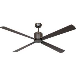 CasaFan ECO NEO III 152 BZ-NB/KI WiFi Flügel Nussbaum/Kirsche stropní ventilátor 27 W (Ø x v) 152 cm x 360 mm bronzová s dálkovým ovládáním, s časovačem,