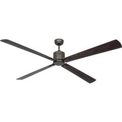 CasaFan ECO NEO III 180-4 BZ-NB/KI WiFi Flügel Nussbaum/Kirsche stropní ventilátor bronzová s dálkovým ovládáním, s časovačem, vhodný i pro zimní provoz,