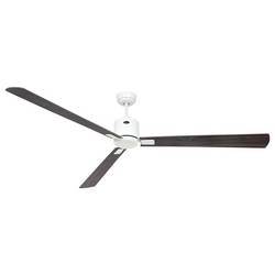 CasaFan ECO NEO III 180-4 WE-NB/KI WiFi Flügel Nussbaum/Kirsche stropní ventilátor 28 W (Ø x v) 180 cm x 360 mm bílá s dálkovým ovládáním, s časovačem, vhodný