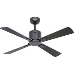 CasaFan ECO NEO III 103 BG-WN/SI WiFi Flügel Wenge/Silber stropní ventilátor čedičově šedá s dálkovým ovládáním, s časovačem, vhodný i pro zimní provoz,