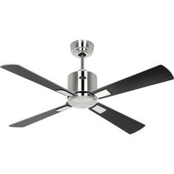CasaFan ECO NEO III 103 BN-WN/SI WiFi Flügel Wenge/silber stropní ventilátor chrom (kartáčovaný) s dálkovým ovládáním, s časovačem, vhodný i pro zimní provoz,