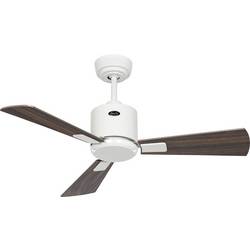 CasaFan ECO NEO III 92 WE-NB/KI WiFi Flügel Nussbaum/Kirsche stropní ventilátor bílá s dálkovým ovládáním, s časovačem, vhodný i pro zimní provoz, ovládání