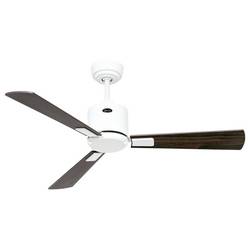 CasaFan ECO NEO III 103 WE-NB/KI WiFi Flügel Nussbaum/Kirsche stropní ventilátor 16 W (Ø x v) 103 cm x 360 mm bílá s dálkovým ovládáním, s časovačem, vhodný i