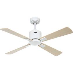 CasaFan ECO NEO III 103 WE-AH/BU WiFi Flügel Ahorn/Buche stropní ventilátor bílá s dálkovým ovládáním, s časovačem, vhodný i pro zimní provoz, ovládání