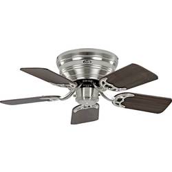 CasaFan FLAT 75-III BN-NB/BU Flügel Nussbaum/Buche stropní ventilátor chrom (kartáčovaný) vyměnitelné lopatky, vhodný i pro zimní provoz