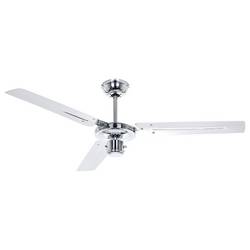 CasaFan TRISTAR-Z 120 CH Flügel Chrom stropní ventilátor 59 W (Ø x v) 122 cm x 270 mm chrom