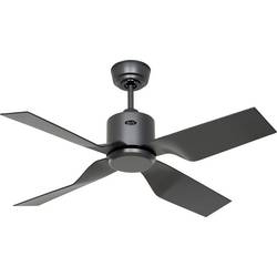 CasaFan ECO VENTOS IP44 102 BG-BG WiFi Flügel basaltgrau stropní ventilátor čedičově šedá s dálkovým ovládáním, s časovačem, vhodný i pro zimní provoz,