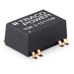 TracoPower TDR 3-0522SM DC/DC měnič napětí do DPS 5 V/DC 12 V/DC, -12 V/DC 125 mA 3 W Počet výstupů: 2 x Obsah 1 ks