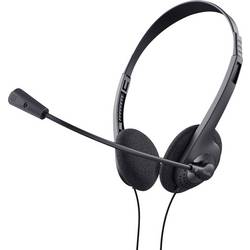 Trust Kopfhörer Headset Schwarz Sluchátka On Ear kabelová, 24659, černá