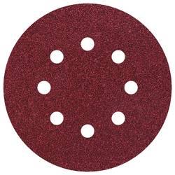 Wolfcraft 3180000 brusné papíry pro excentrické brusky na suchý zip, s otvory Zrnitost 24 (Ø) 125 mm 5 ks