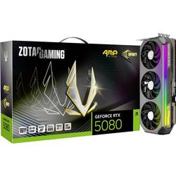 Zotac grafická karta Nvidia RTX 5080 AMP EXTRM INF 16GB 16 GB GDDR7 RAM PCIe x16 HDMI® 2.1, DisplayPort 2.1 NVIDIA G-Sync , přetaktovaná