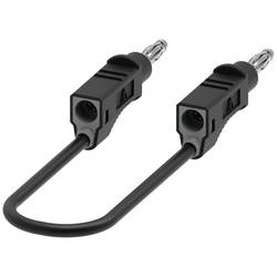 Electro PJP 2117-CD1-200N měřicí kabel banánková zástrčka banánková zástrčka 2.00 m černá 1 ks