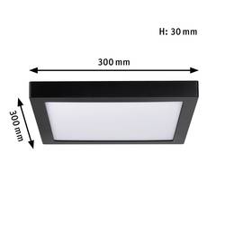 Paulmann Abia 70985 LED panel 22 W teplá bílá černá (matná)