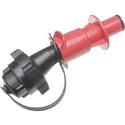 Hrdlo palivové nádrže CEMO Sicherheitseinfüllsystem rot für Kanister 5 l, 10 l und ExO-Kanister 10845 Pro plasty a dvojité kanystry, Vhodné pro paliva