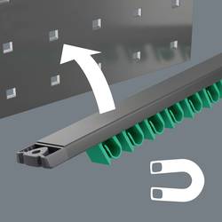 Wera 05020016001 9632 Magnetleiste 6000 Joker Imperial 1 sada plochých oboustranných ráčnových klíčů 8dílná Délka klíče (cm) (jen pro nadpis) 8 - 23 mm Délka