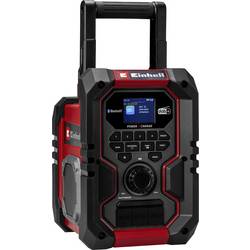 Einhell TE-CR 18 Li 3407995 Akumulátorové rádio, DAB+, FM, Bluetooth, AUX, USB, červená/černá