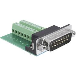 Delock Adapter 65275 D-SUB kolíková lišta 180 ° Pólů: 15, 16 D-Sub kolíková lišta 1 ks Piece