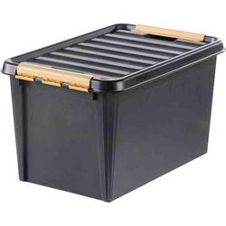 Orthex 3196090 Úložný box, (d x š x v) 59 x 39 x 34 cm, černá, 1 ks