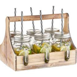 Zeller Present Sklenice na pití sklo transparentní 19747 7dílná