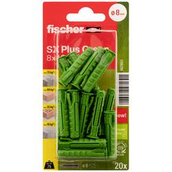 Fischer 567863 SX Plus Green rozpěrná hmoždinka 40 mm 8 mm 20 ks
