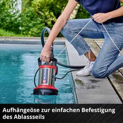 Einhell 4181515 Power X-Change Flutset GE-DP 7535 N LL ponorné čerpadlo pro užitkovou vodu 18500 l/h 9 m