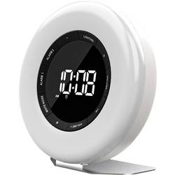 Denver CRL-342 Quartz Světelný budík bílá časů buzení 2 2 časy časovače