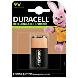 Duracell Duracell Recharge Ultra - Batterie 9V - NiMH - (wiederaufladbar) akumulátor 9 V Ni-MH 170 mAh 8.4 V 1 ks