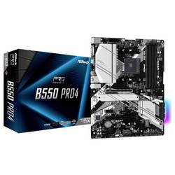 ASRock B550 Pro4 Základní deska Socket (PC) AMD AM4 Tvarový faktor ATX Čipová sada základní desky AMD® B550