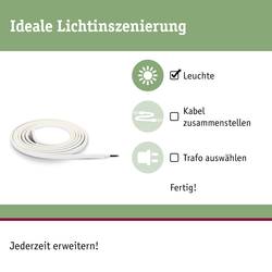 Paulmann Stripe Smooth 94680 Osvětlovací systém Plug&Shine LED pásky LED 26 W teplá bílá černá