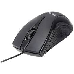 Dicota DICOTA - Maus - rechts- und linkshändig - Laser myš, přenos USB, 3 tlačítko, 1200 dpi, černá