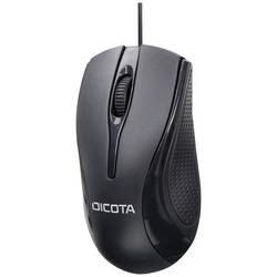 Dicota DICOTA - Maus - rechts- und linkshändig - Laser myš, přenos USB, 3 tlačítko, 1200 dpi, černá