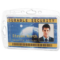 Durable 890519 držák dokladů lze kombinovat s klipem, textilní páska, řetěz, jojo 10 ks