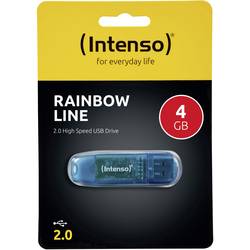 Intenso Rainbow Line USB flash disk 4 GB modrá 3502450 USB 2.0