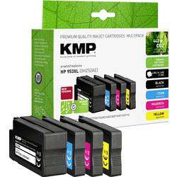 KMP Ink náhradní HP 953XL kompatibilní kombinované balení černá, azurová, purppurová, žlutá H166VX 1747,4005