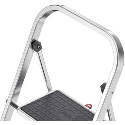 Hailo K70 4392-801 hliník sklápěcí schůdky skládací max.prac. výška: 2.25 m stříbrná, černá 3.3 kg