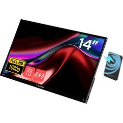 Verbatim dotykový monitor Energetická třída (EEK2021): A (A - G) 35.6 cm (14 palec) 1920 x 1080 Pixel 16:9 6 ms zásuvka sluchátek