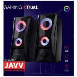 Trust GXT606B JAVV RGB PC reproduktory kabelový 12 W černá