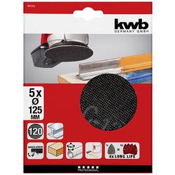 kwb 491422 brusný papír pro kotoučové brusky Zrnitost 220 (Ø) 150 mm 5 ks