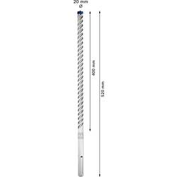 Bosch Accessories EXPERT SDS max-8X 2608900266 příklepový vrták 5dílná 20 mm Celková délka 520 mm SDS max 5 ks