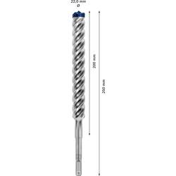 Bosch Accessories EXPERT SDS plus-7X 2608900146 wolfram-karbid příklepový vrták 1 ks 22 mm Celková délka 250 mm SDS plus 1 ks
