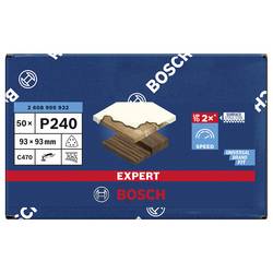 Bosch Accessories EXPERT C470 2608900932 brusný papír pro delta brusky s otvory Zrnitost 240 (d x š) 93 mm x 93 mm 50 ks