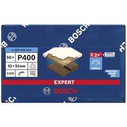 Bosch Accessories EXPERT C470 2608900934 brusný papír pro delta brusky s otvory Zrnitost 400 (d x š) 93 mm x 93 mm 50 ks