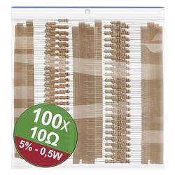 Quadrios 22P108 22P108 sada uhlíkových rezistorů 10 Ω axiální 0.5 W 5 % 1 sada